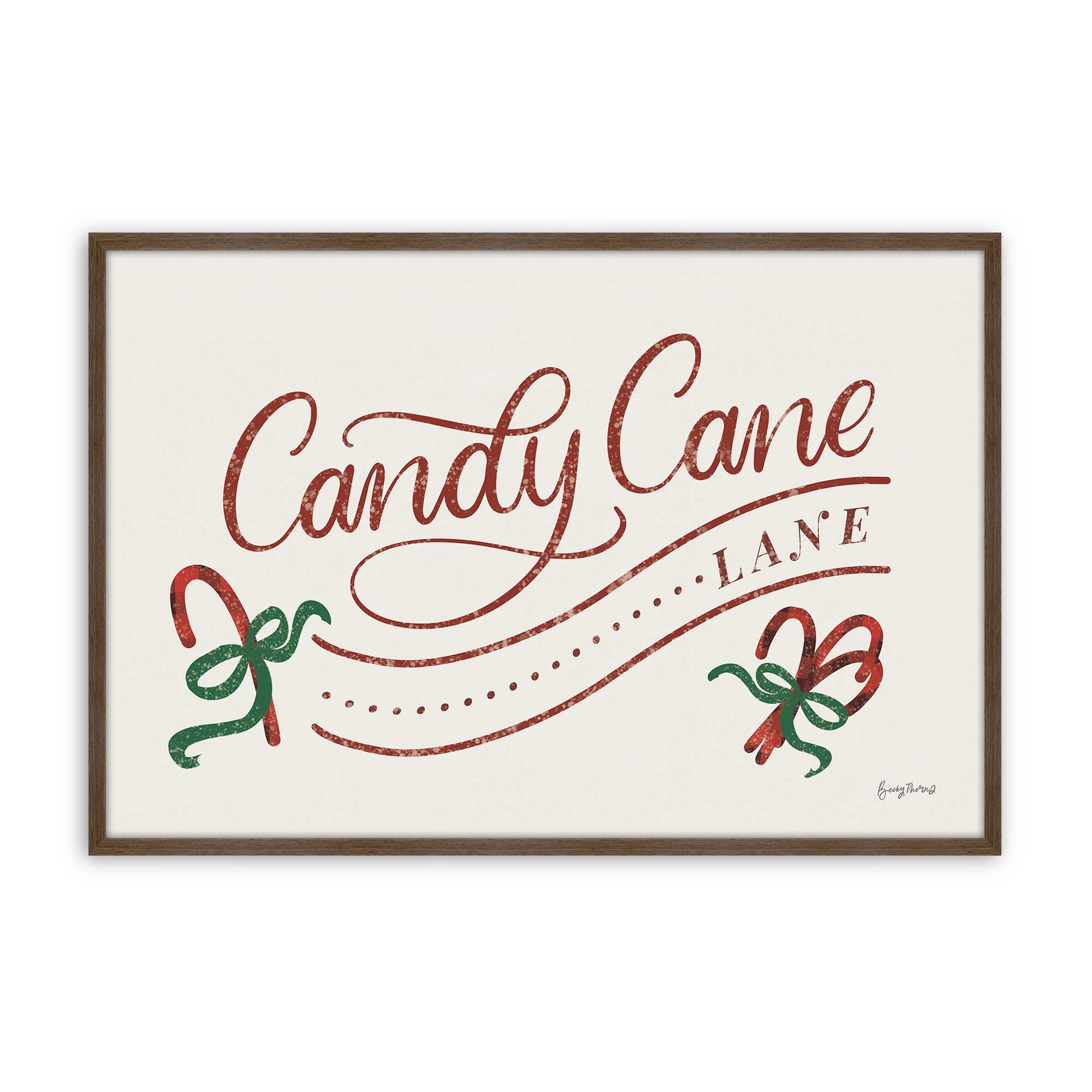 [Color:Walnut], Picture of art in a Walnut frame