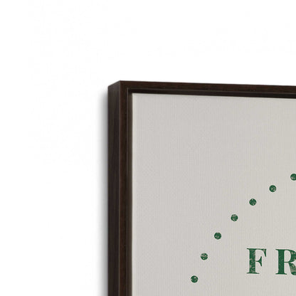 [Color:Espresso], Picture of art in a Espresso frame at an angle
