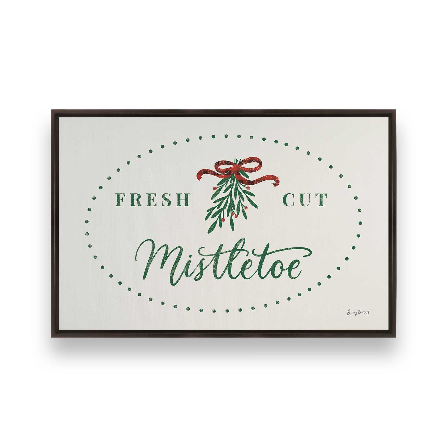 [Color:Espresso], Picture of art in an espresso frame