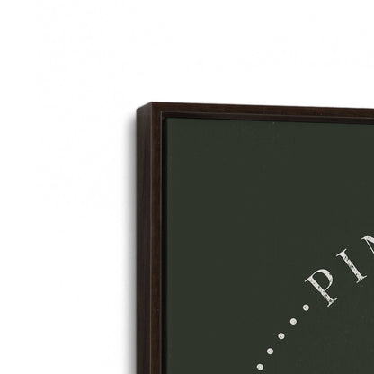 [Color:Espresso], Picture of art in a Espresso frame at an angle