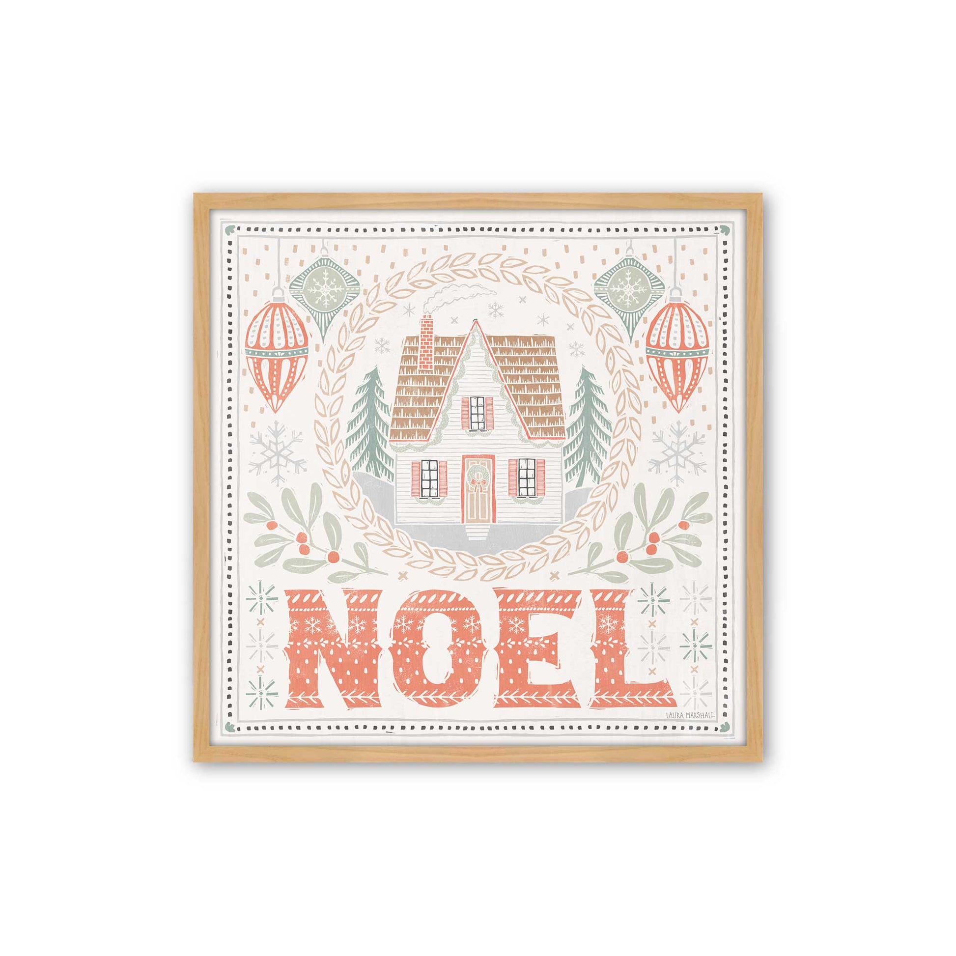 [Color:American Maple], Picture of art in an American Maple frame