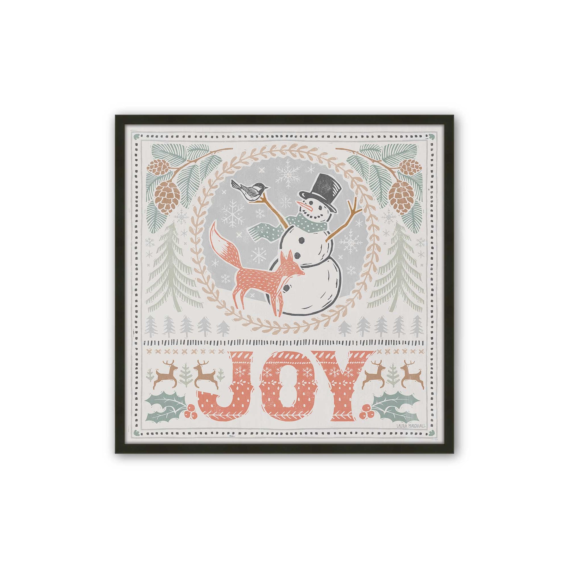 [Color:Satin Black], Picture of art in a Satin Black frame