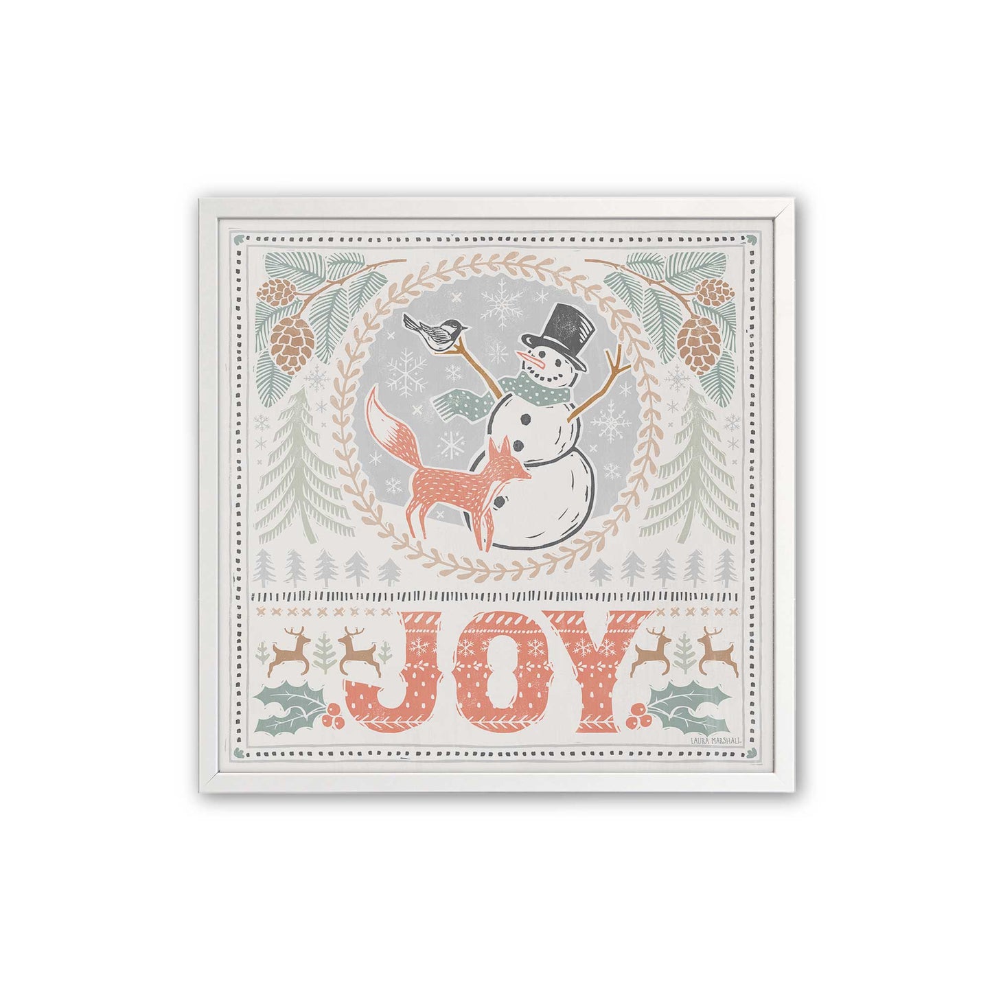 [Color:Opaque White], Picture of art in an Opaque White frame