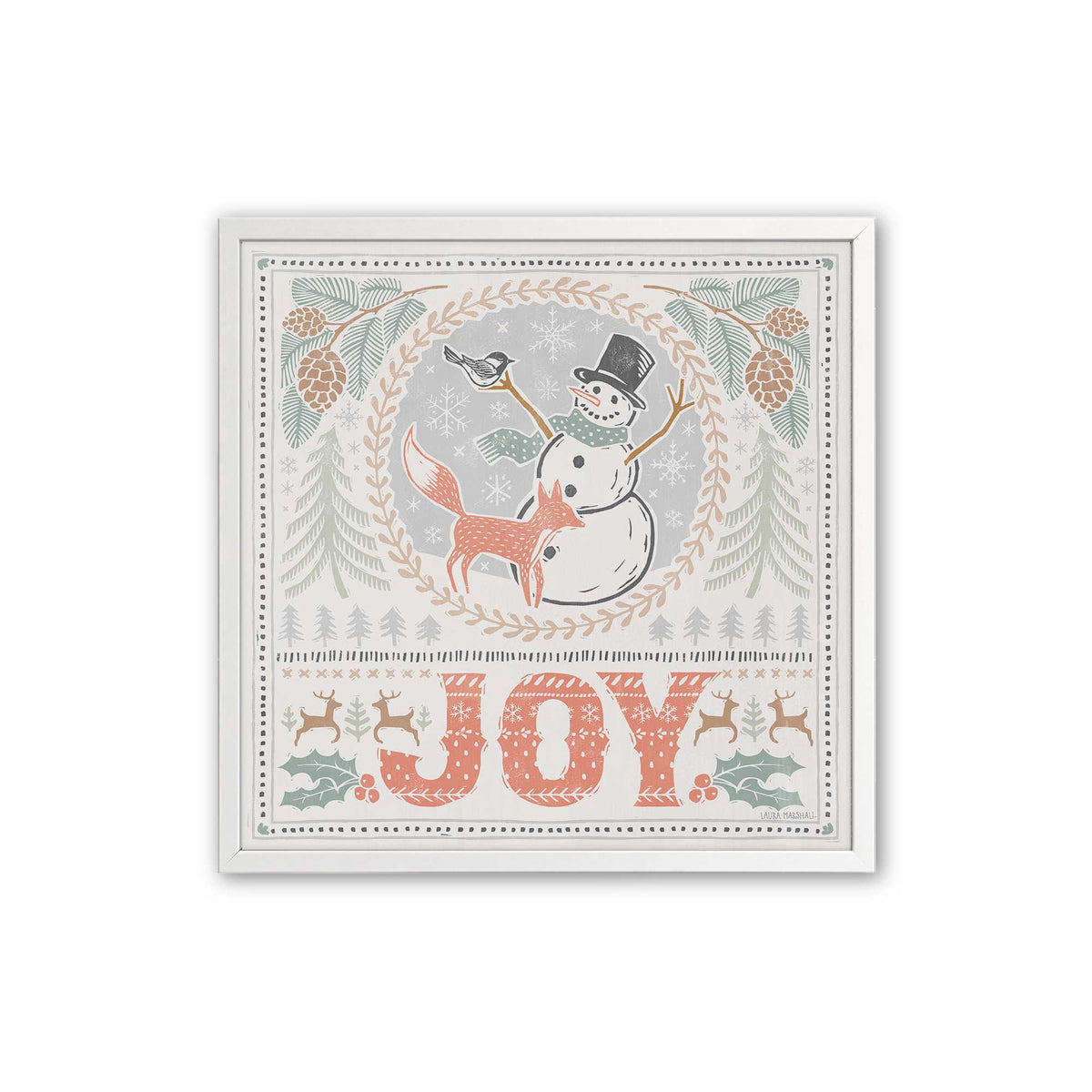[Color:Opaque White], Picture of art in an Opaque White frame