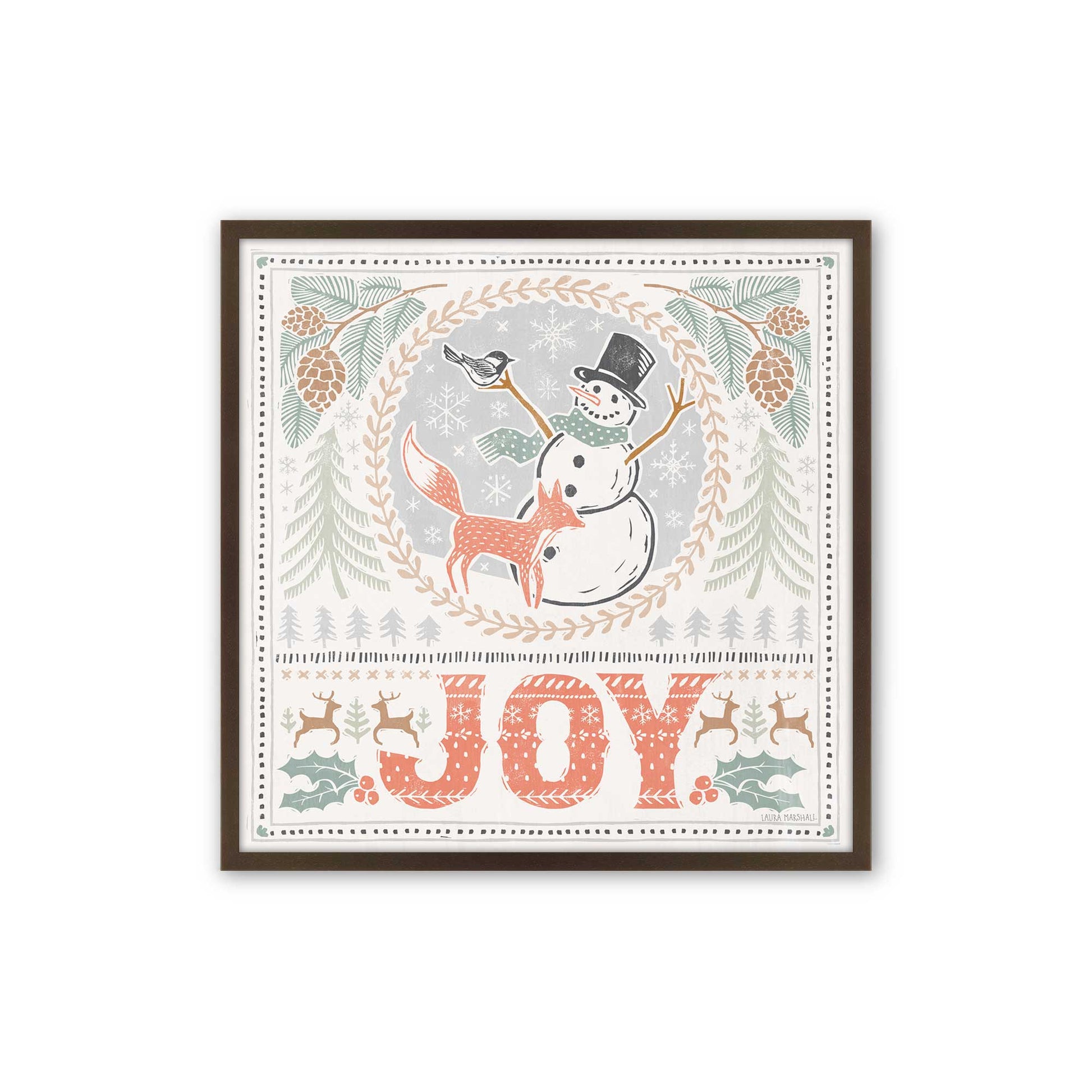 [Color:Belvinder Brown], Picture of art in a Belvinder Brown frame