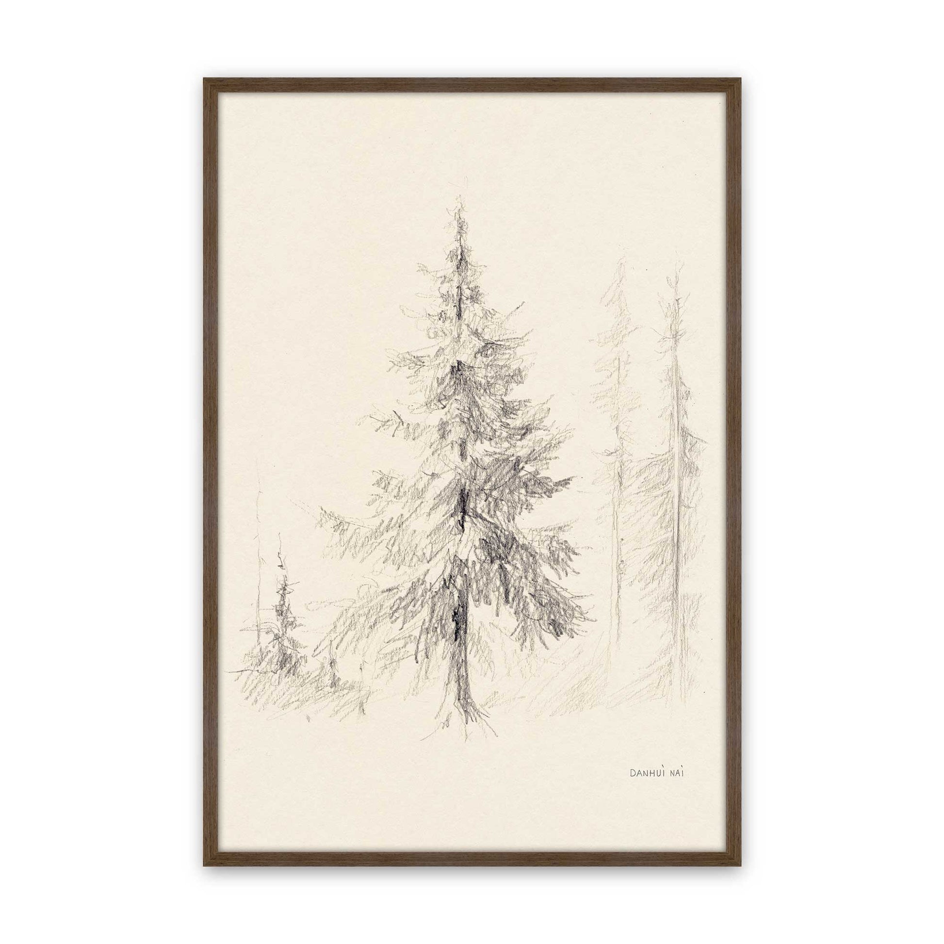[Color:Walnut], Picture of art in a Walnut frame
