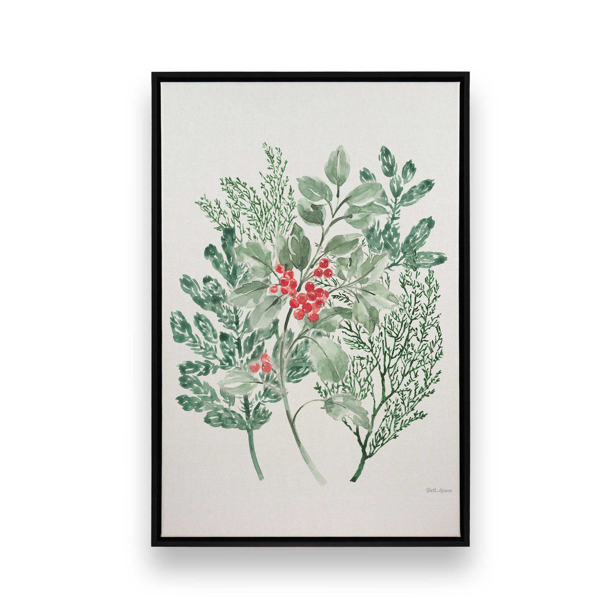 [Color:Satin Black], Picture of art in a Satin Black frame