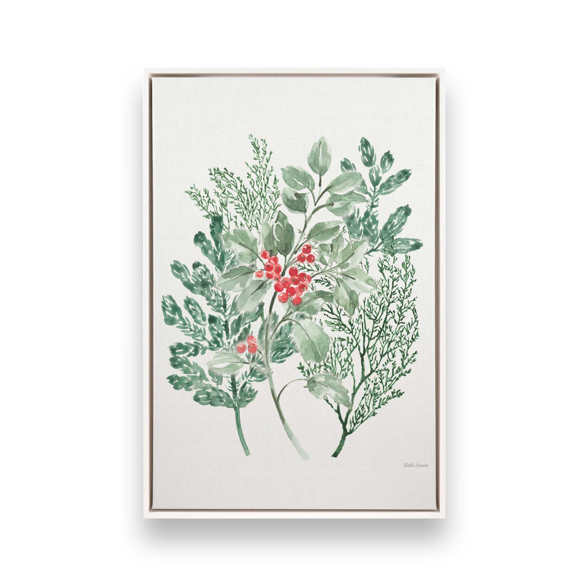 [Color:Opaque White], Picture of art in a White frame