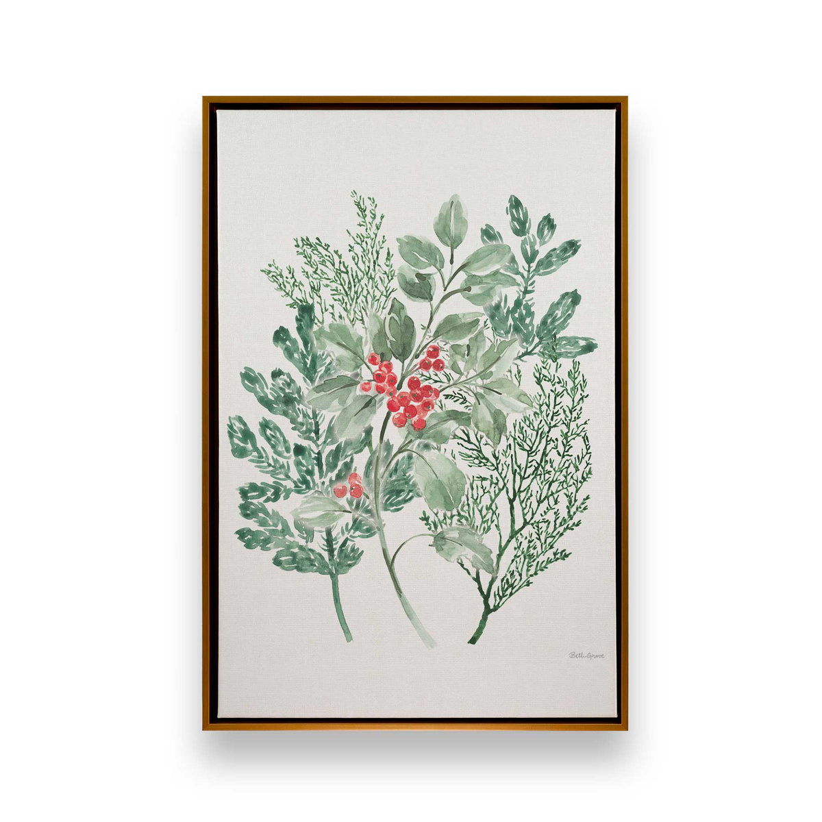 [Color:Polished Gold], Picture of art in a Polished Gold frame