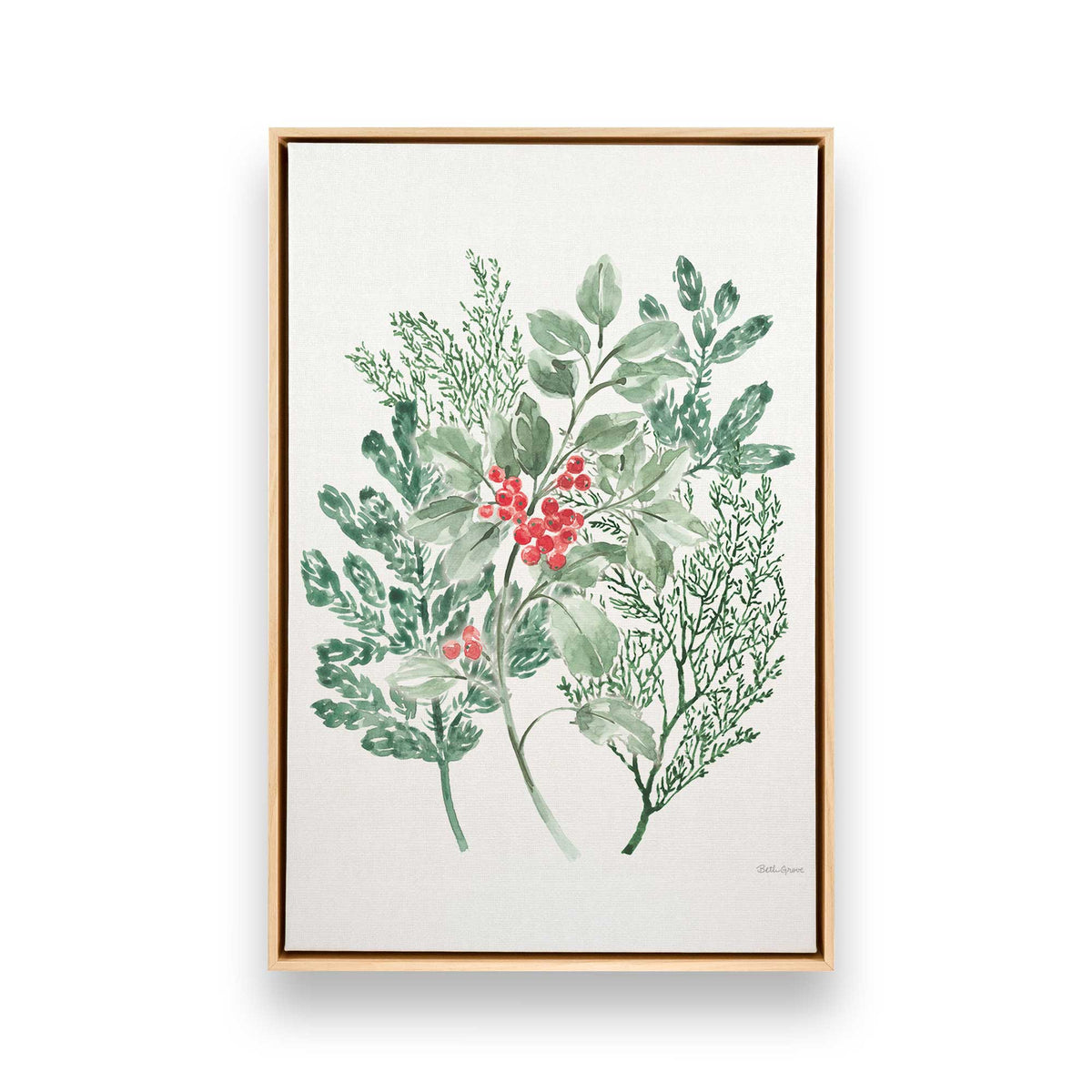 [Color:American Maple], Picture of art in a American Maple frame