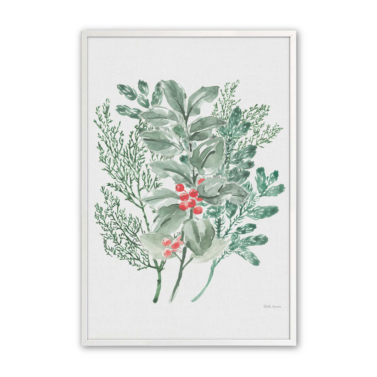 [Color:Opaque White], Picture of art in a Opaque White frame