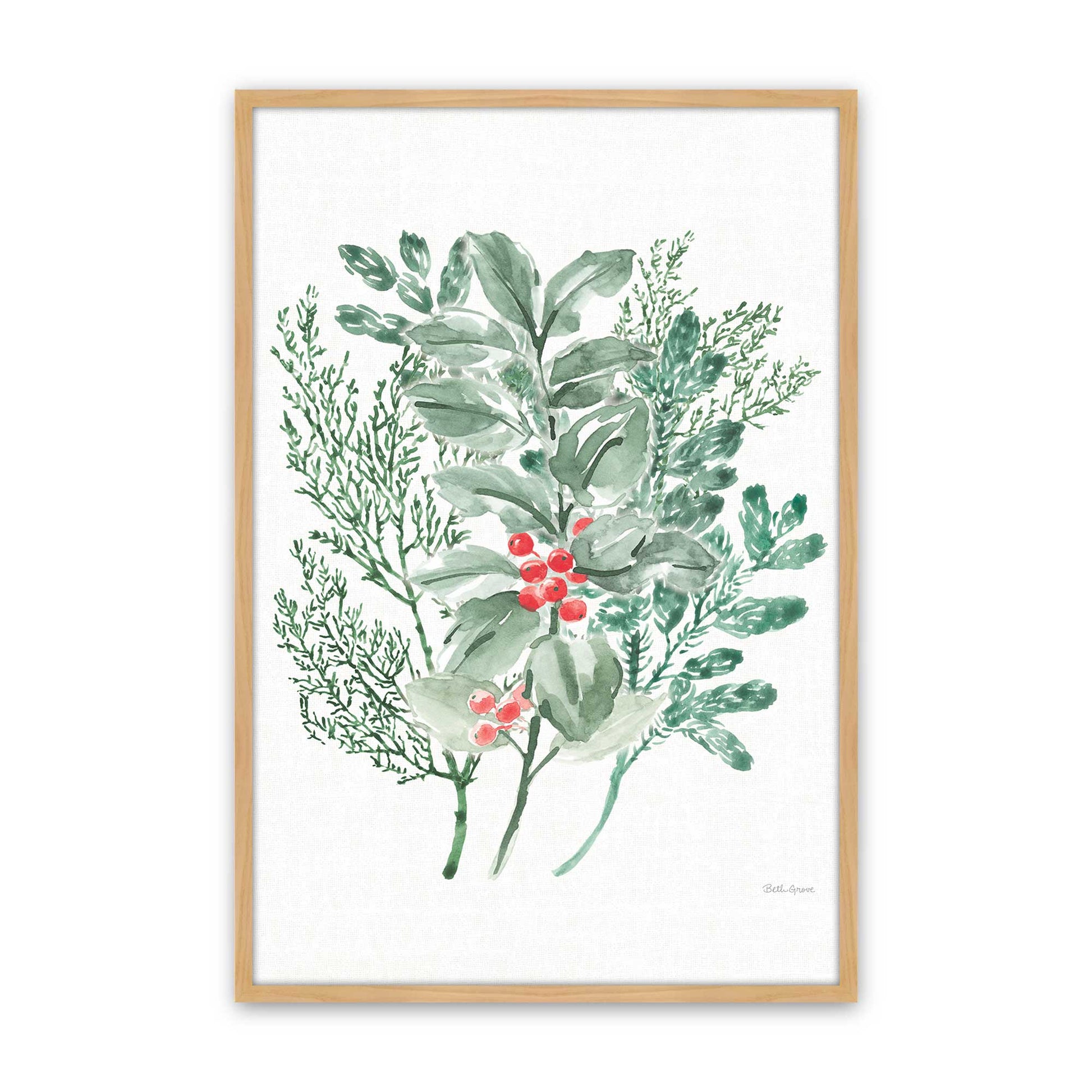 [Color:American Maple], Picture of art in a American Maple frame
