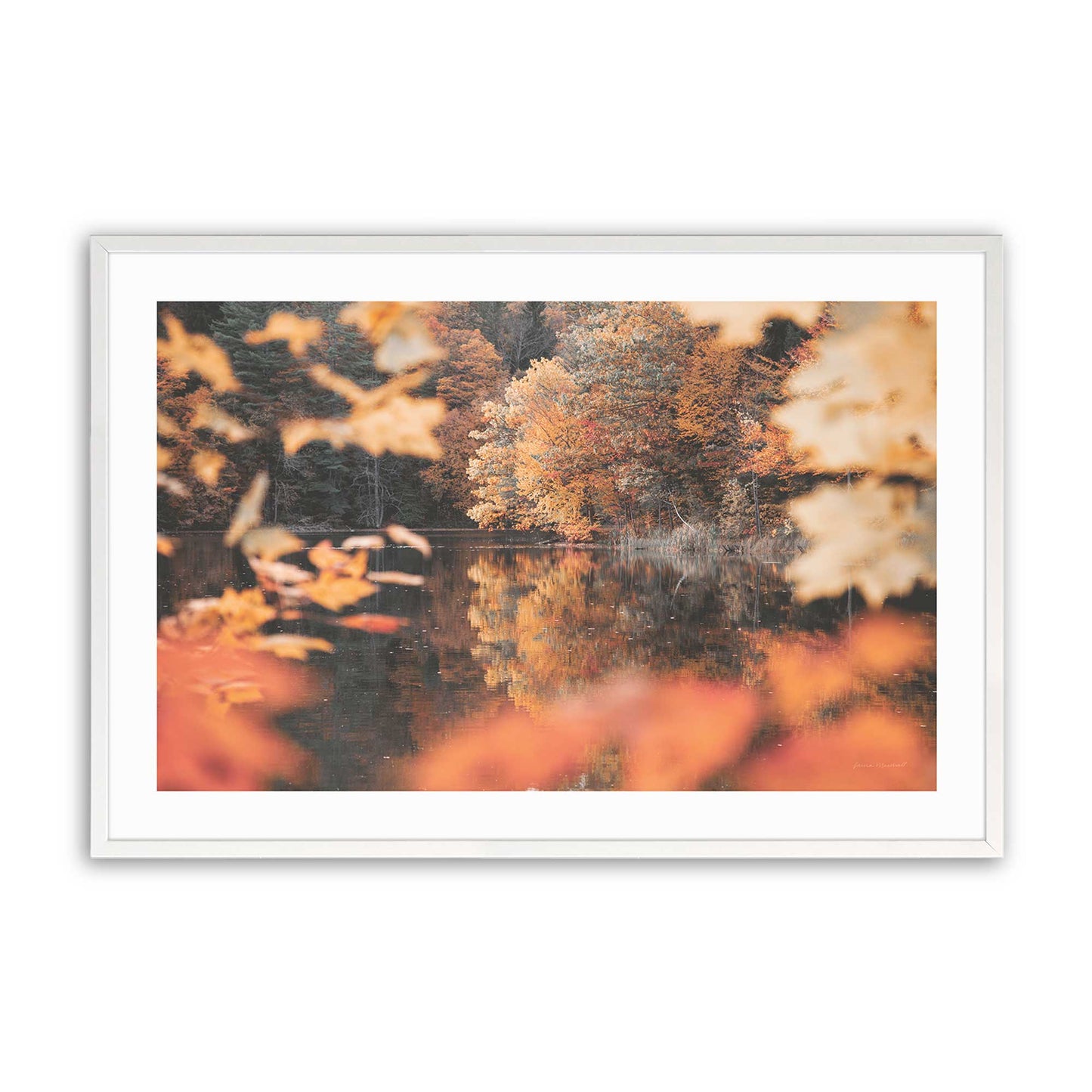 [Color:Opaque White], Picture of art in a Opaque White frame