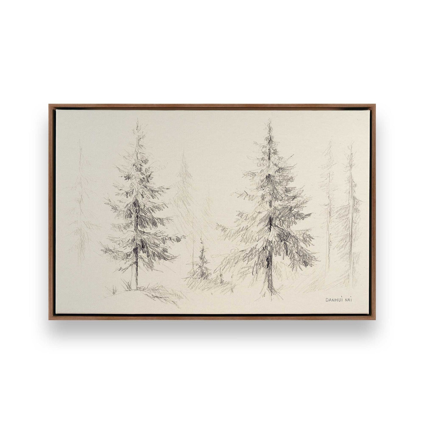 [Color:Walnut], Picture of art in a Walnut frame
