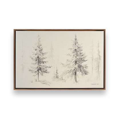 [Color:Walnut], Picture of art in a Walnut frame