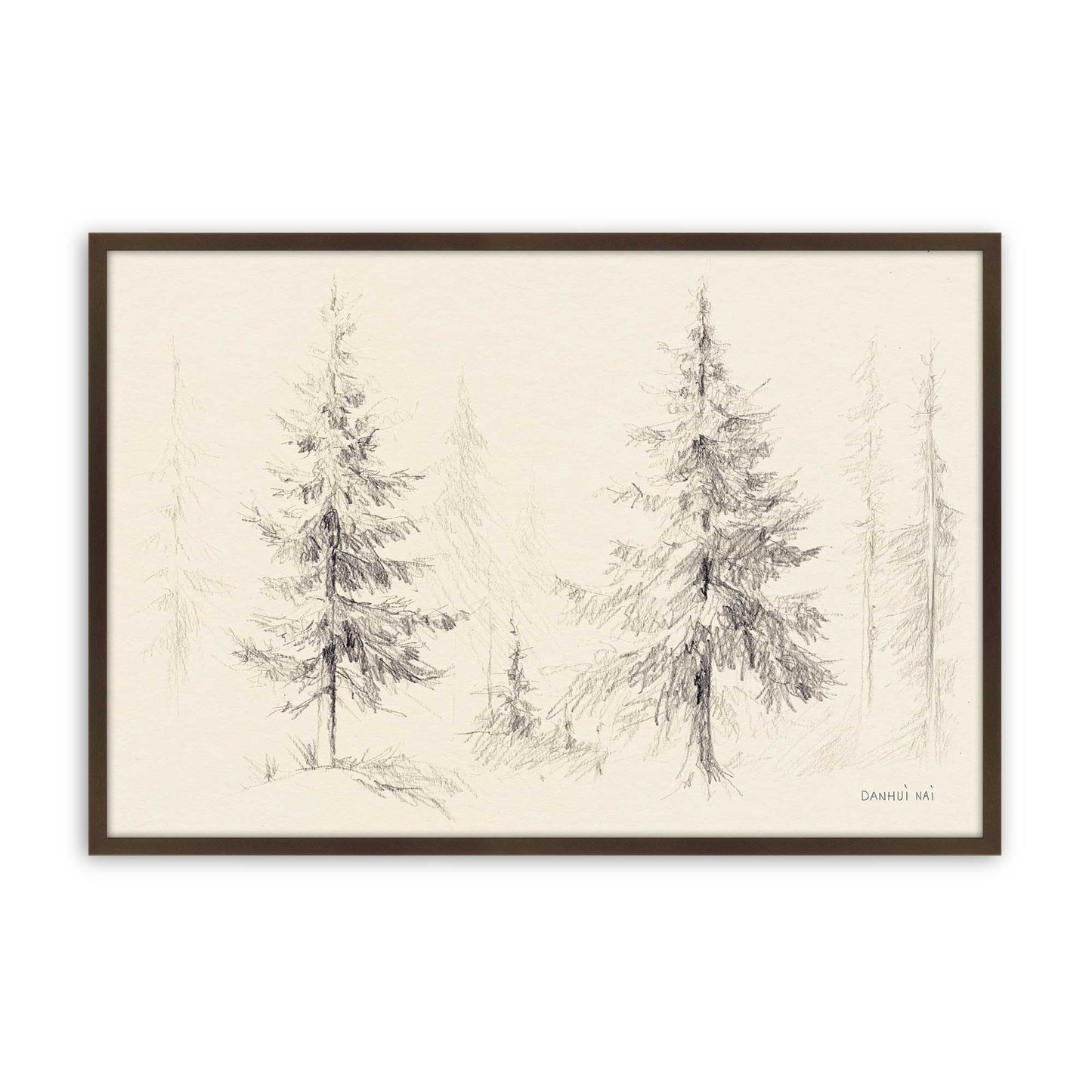 [Color:Belvinder Brown], Picture of art in a Belvinder Brown frame