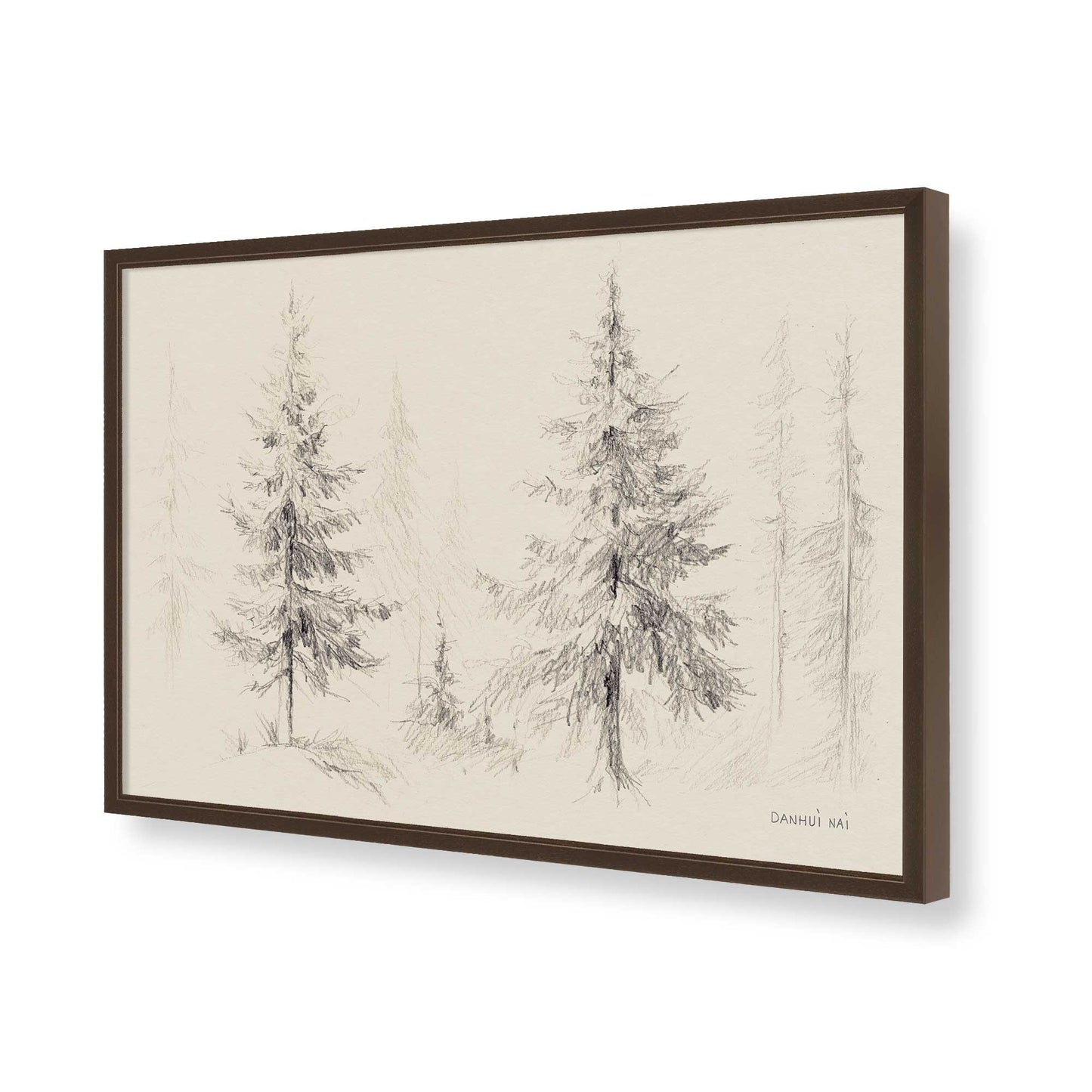 [Color:Belvinder Brown], Picture of art in a Belvinder Brown frame of the corner