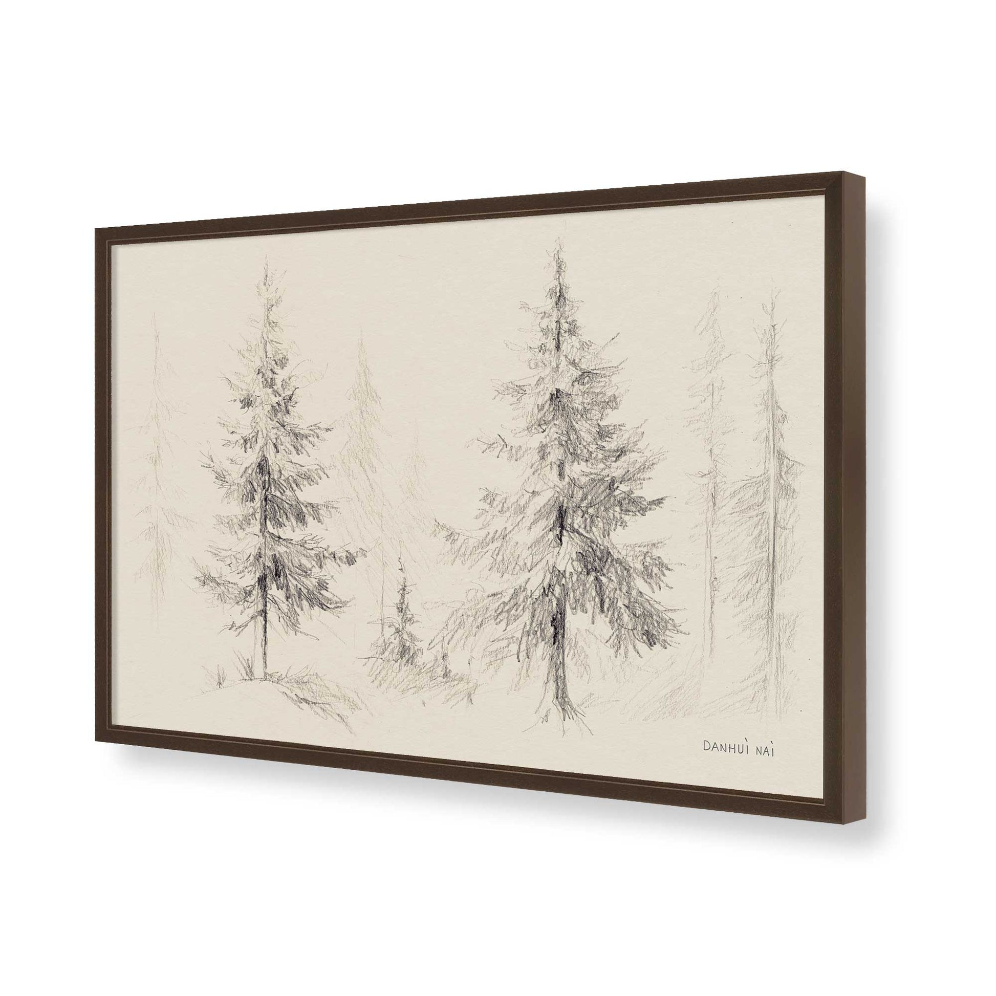 [Color:Belvinder Brown], Picture of art in a Belvinder Brown frame of the corner