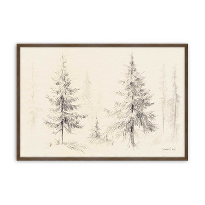 [Color:Walnut], Picture of art in a Walnut frame