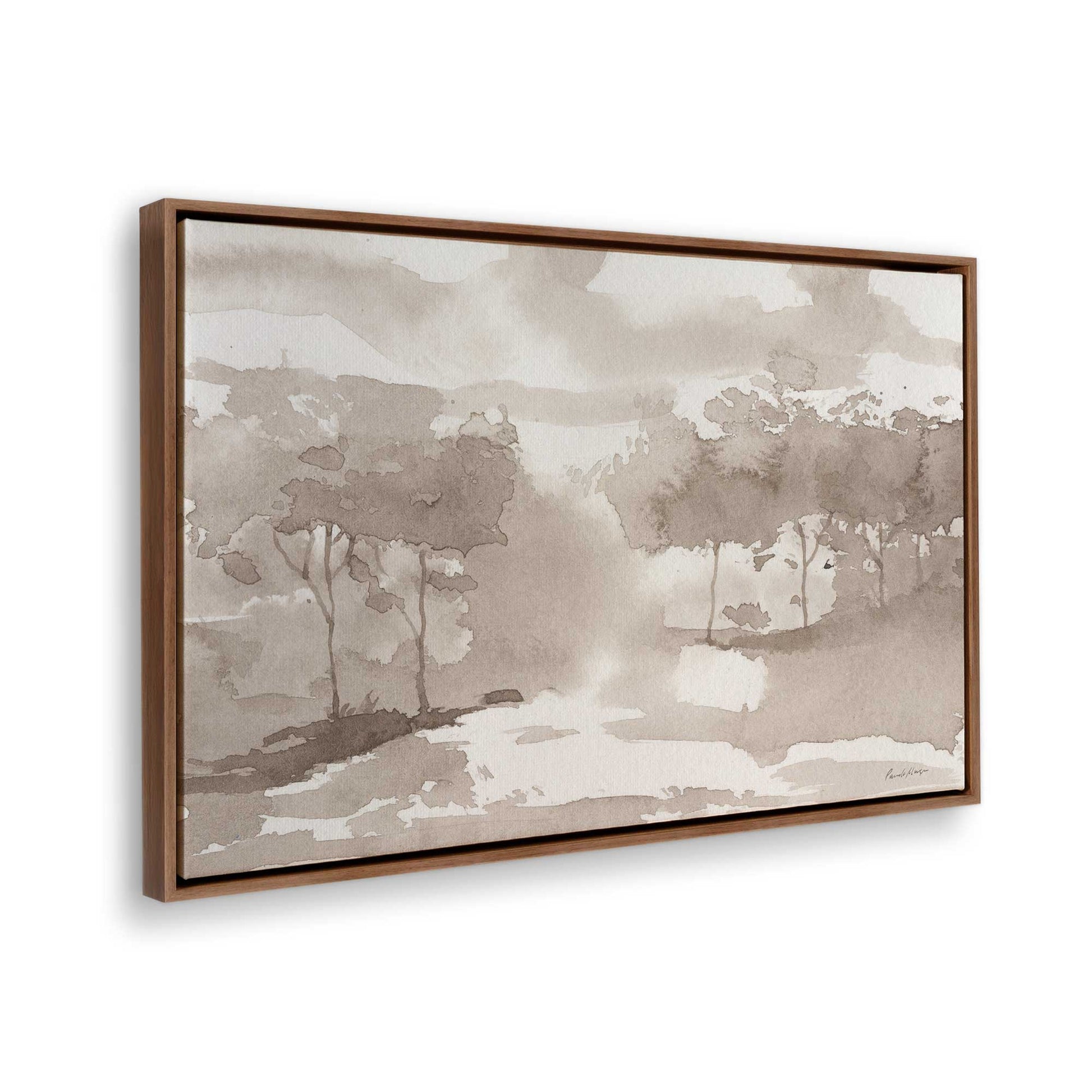 [Color:Walnut], Picture of the corner of the art