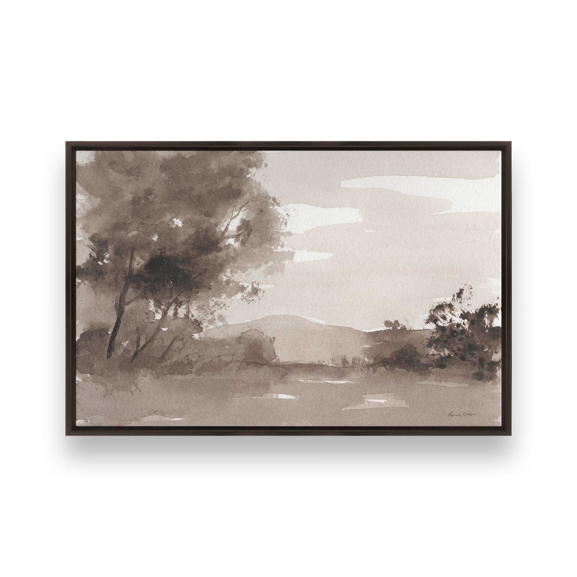 [Color:Espresso], Picture of art in a Espresso frame