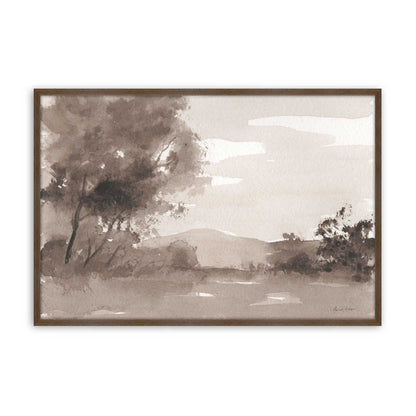[Color:Walnut], Picture of art in a Walnut frame
