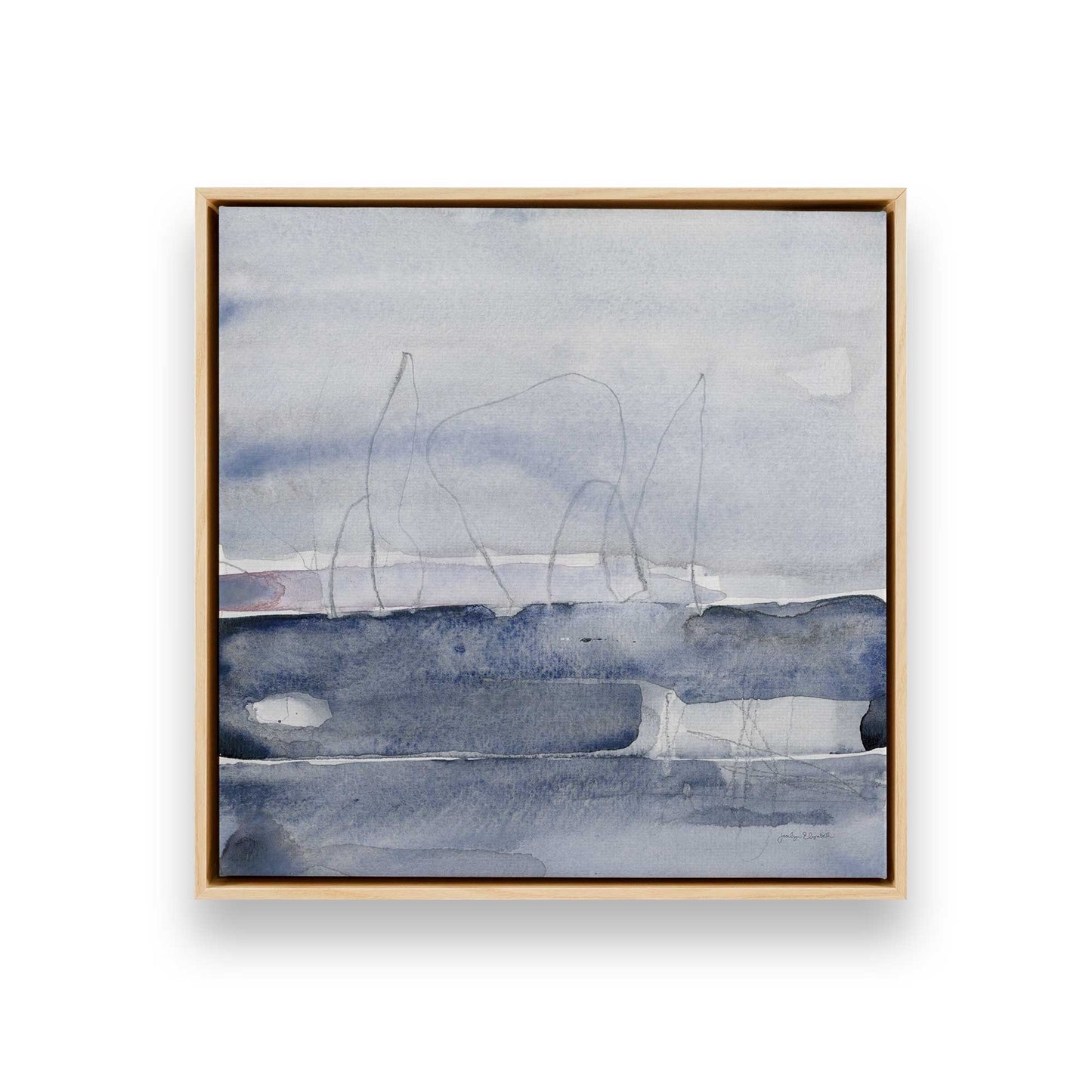 [Color:American Maple], Picture of art in a American Maple frame