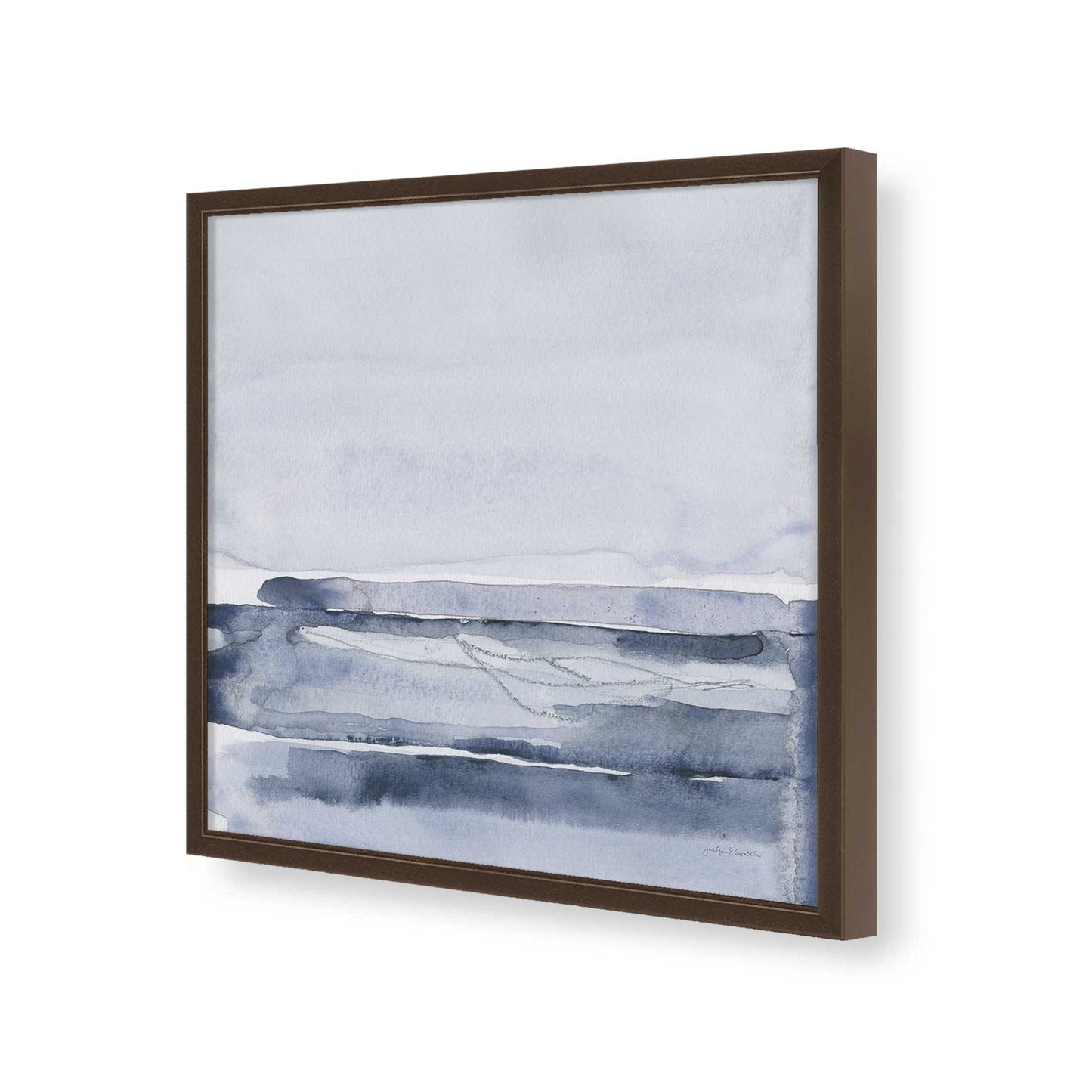 [Color:Espresso], Picture of art in a Espresso frame of the corner