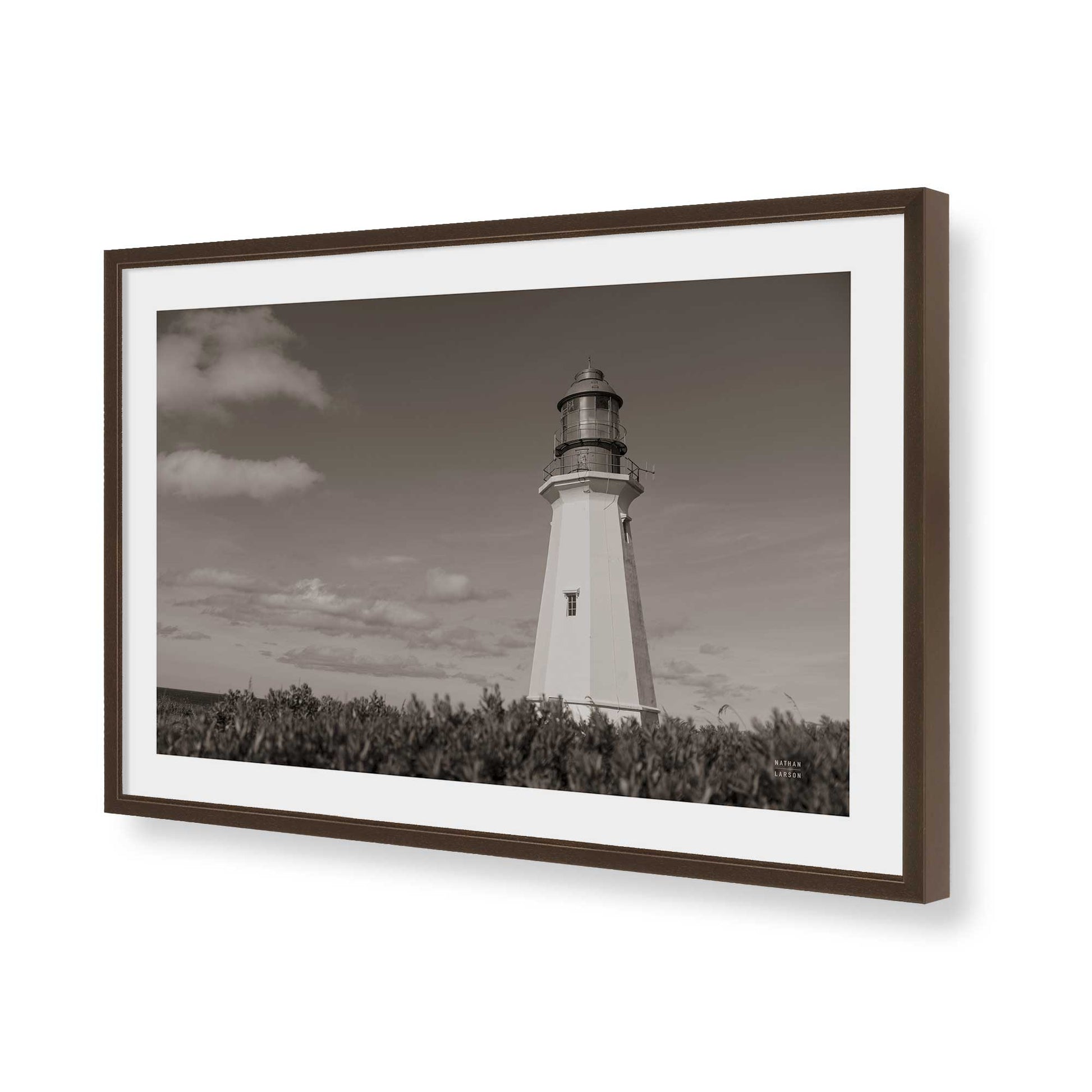 [Color:Belvinder Brown], Picture of art in a Belvinder Brown frame of the corner