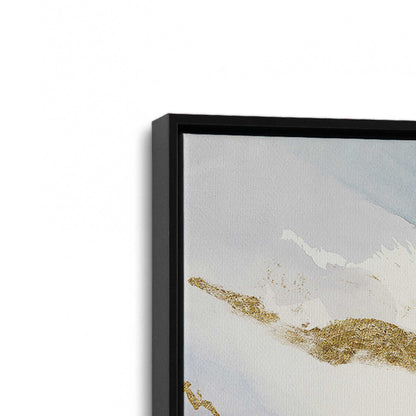 [Color:Satin Black], Picture of art in a Satin Black frame at an angle