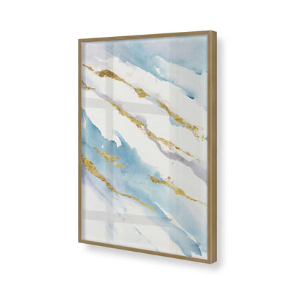 [Color:Brushed Gold], Picture of art in a Brushed Gold frame of the corner