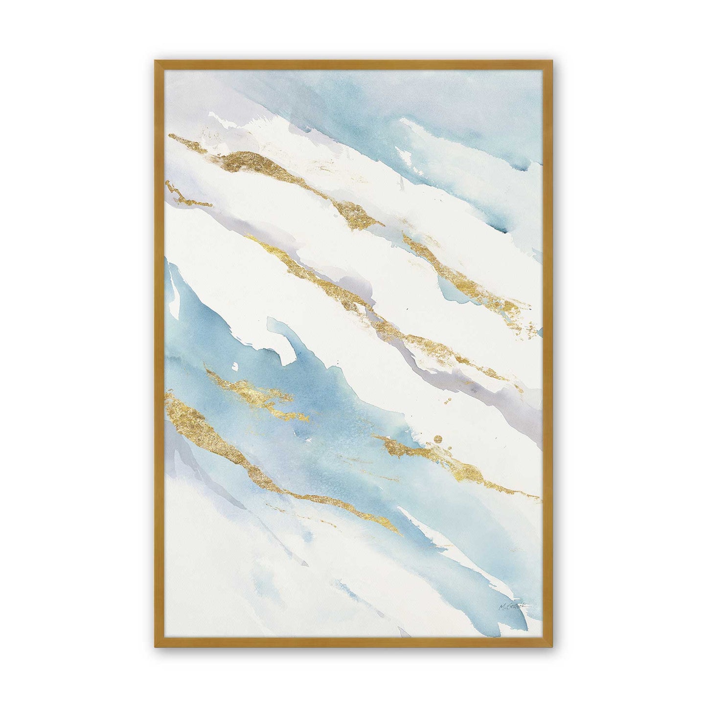 [Color:Polished Gold], Picture of art in a Polished Gold frame