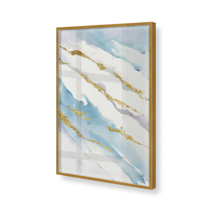 [Color:Polished Gold], Picture of art in a Polished Gold frame of the corner