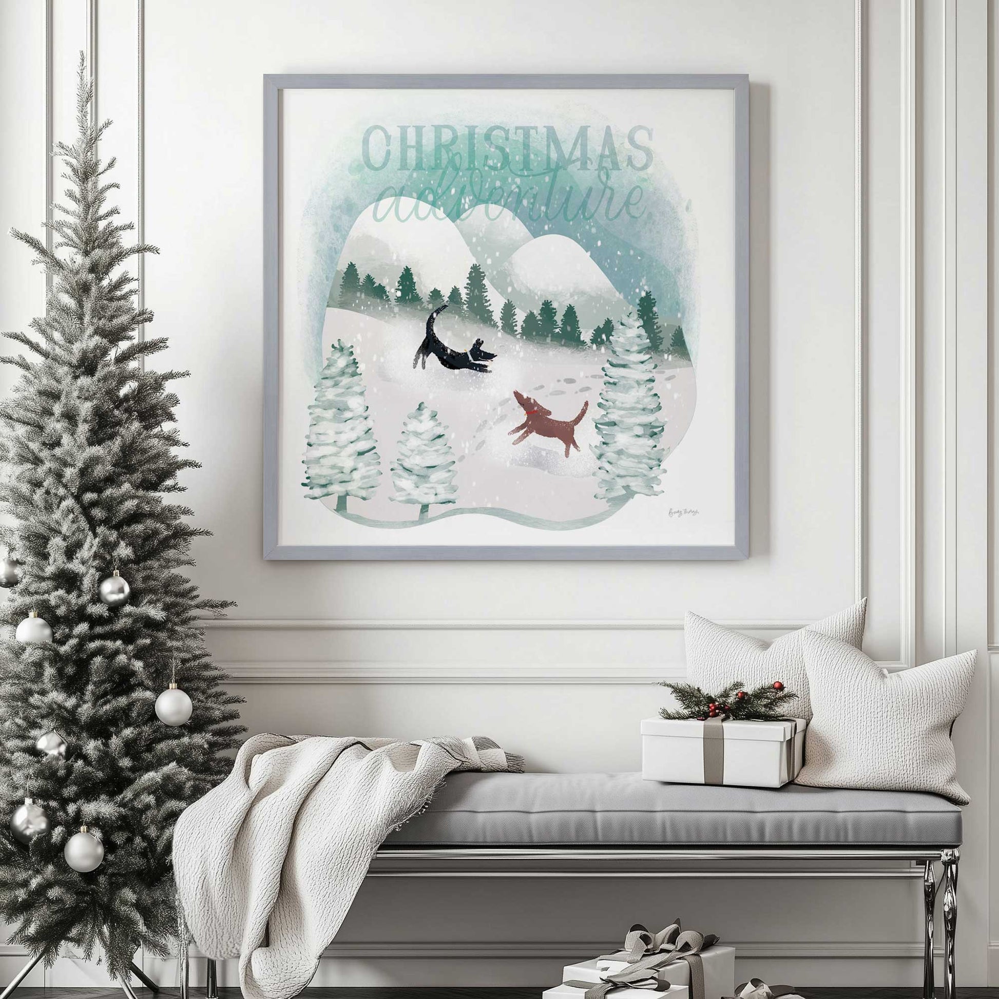 Picture of art in a room