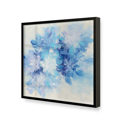 [Color:Satin Black], Picture of art in a Satin Black frame at an angle