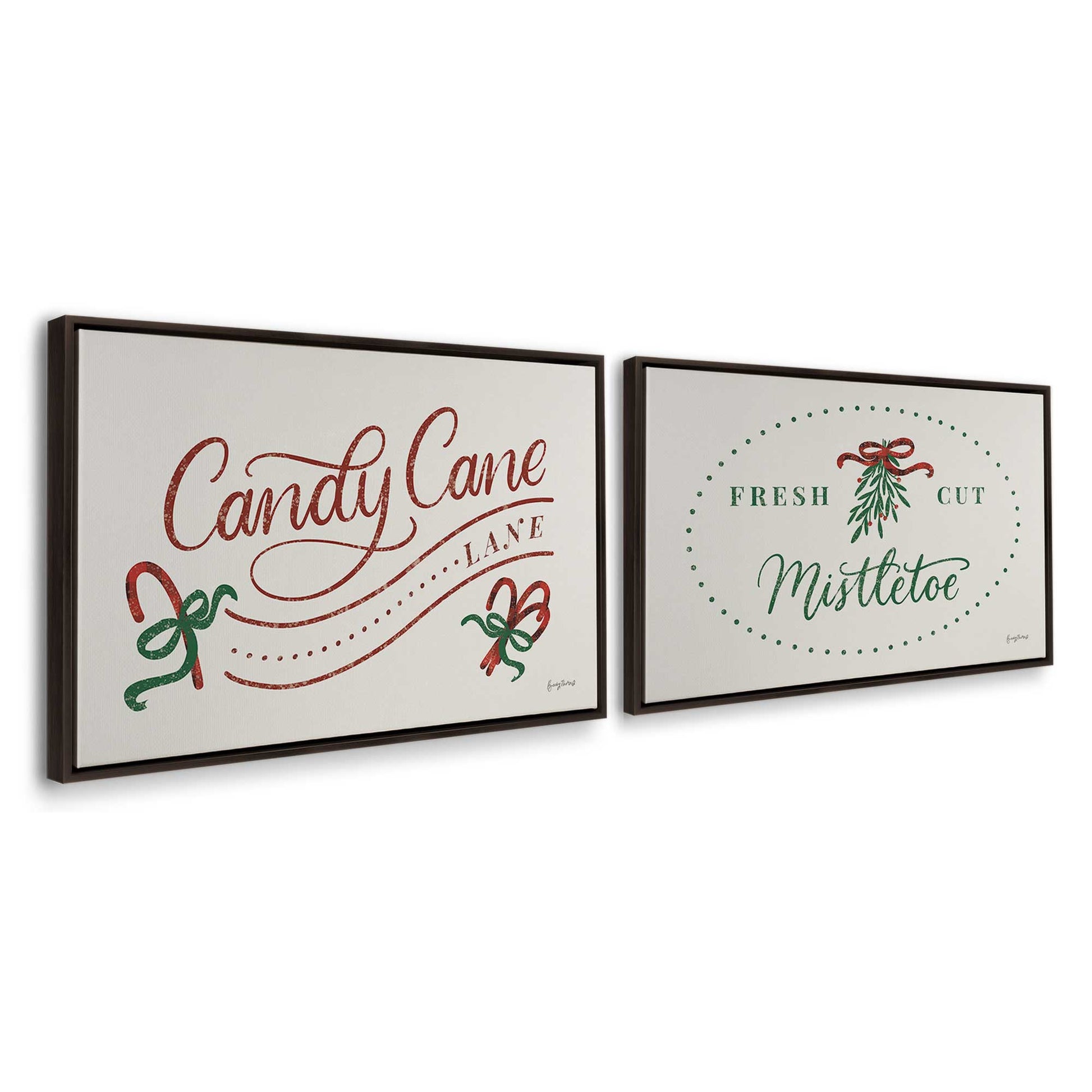 [Color:Espresso], Picture of art in an espresso frame at an angle