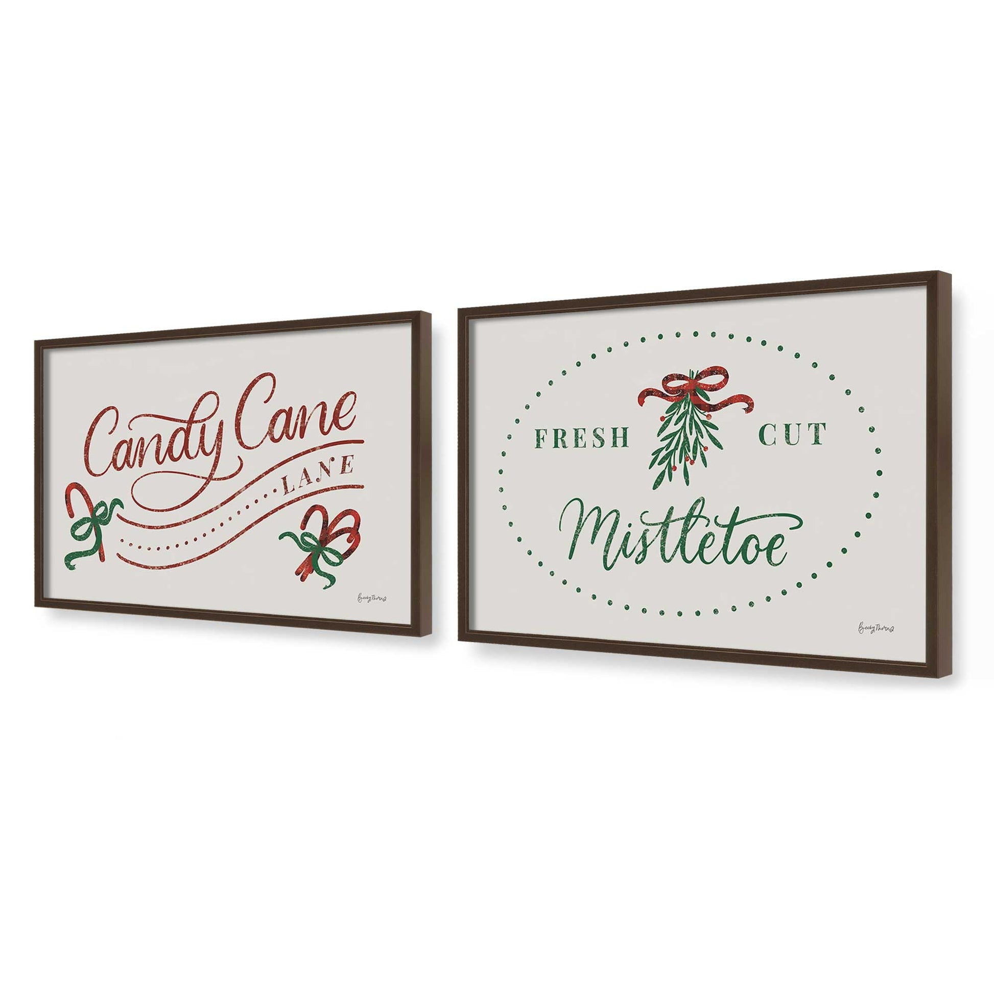 [Color:Belvinder Brown], Picture of art in a Belvinder Brown frame at an angle