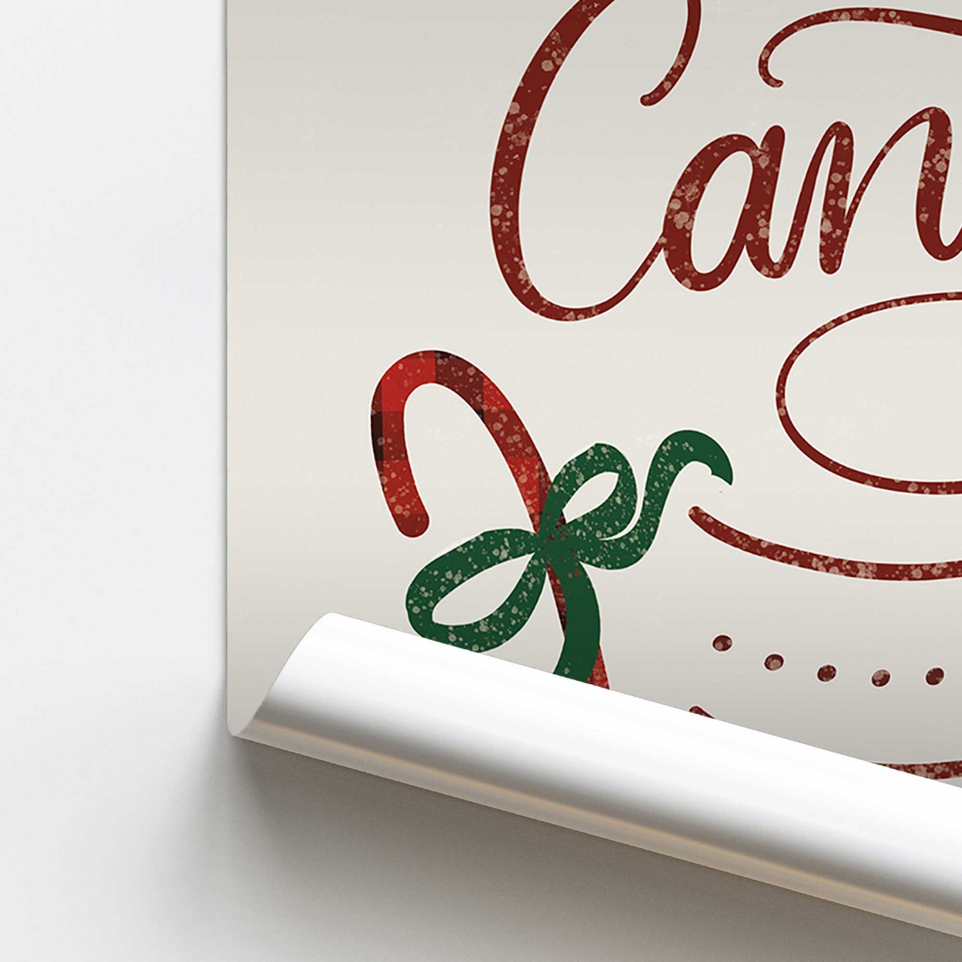 [color:Rolled Print], Picture of close up of art