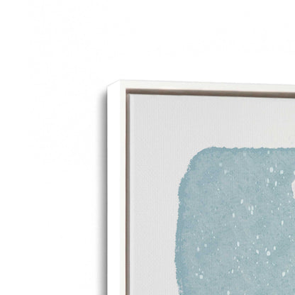 [Color:Opaque White], Picture of art in a White frame at an angle