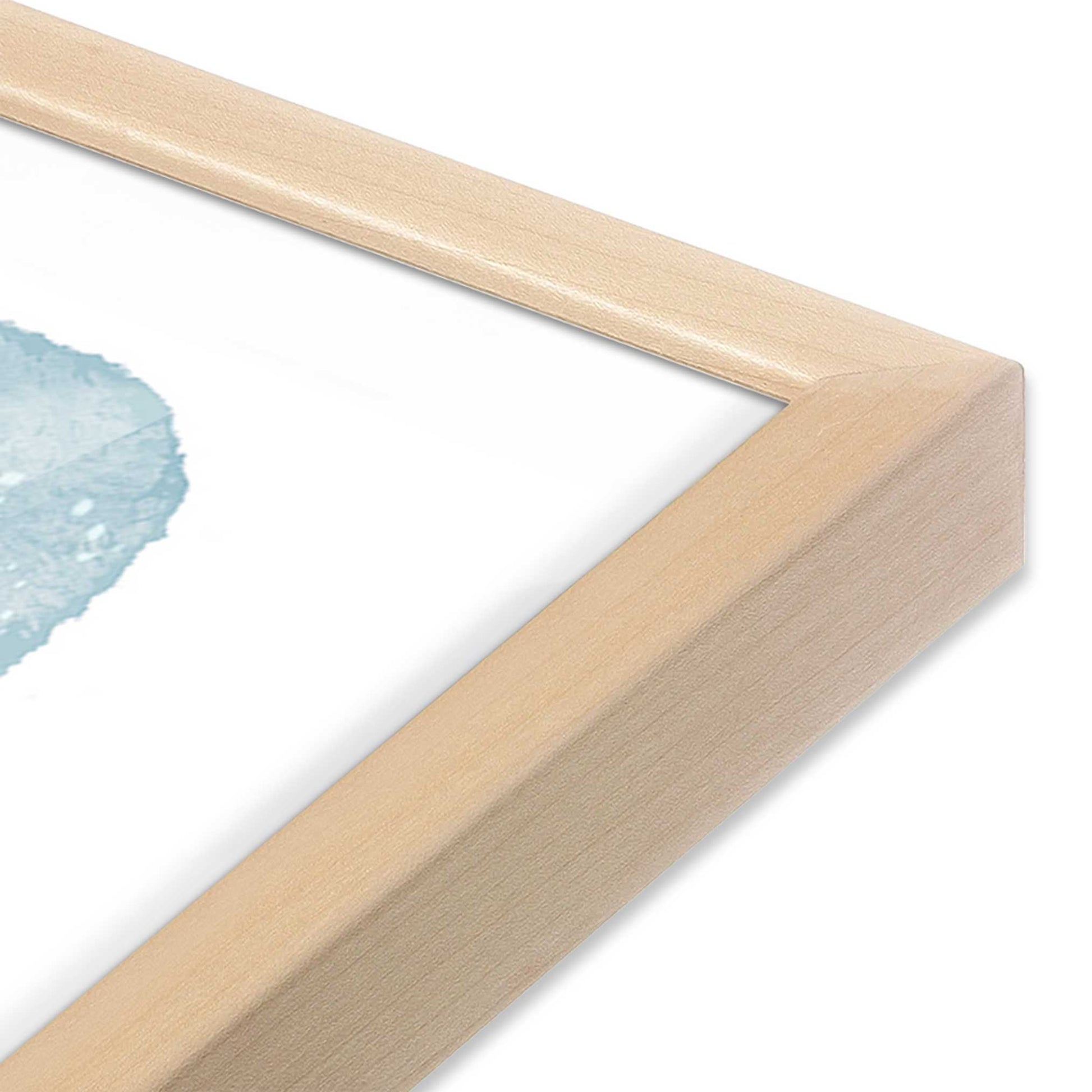 [Color:Raw Maple], Picture of art in a Raw Maple frame of the corner