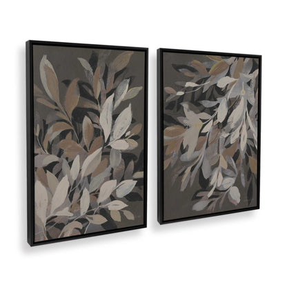 [Color:Satin Black], Picture of art in a Satin Black frame at an angle