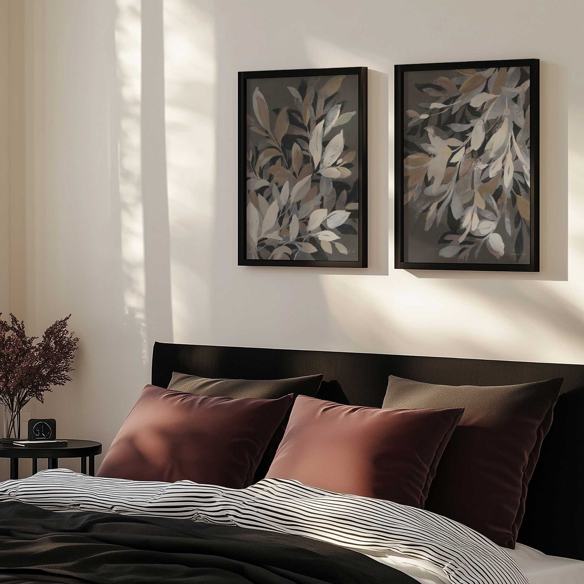 [Color:Satin Black], Picture of art in a Satin Black frame
