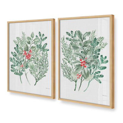 [Color:American Maple], Picture of art in a American Maple frame at an angle