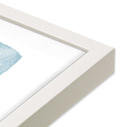 [Color:Opaque White], Picture of art in a Opaque White frame of the corner