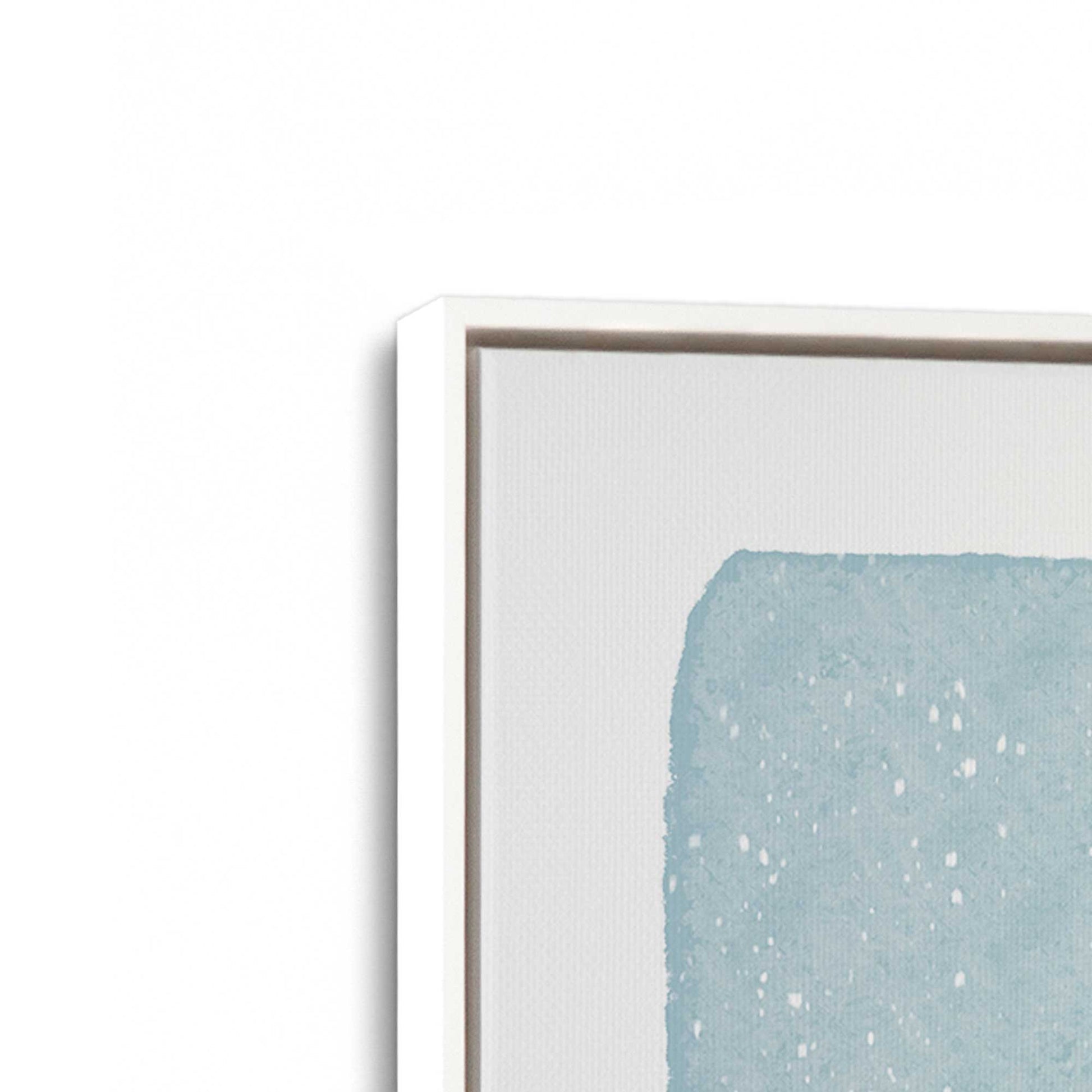 [Color:Opaque White], Picture of art in a White frame at an angle