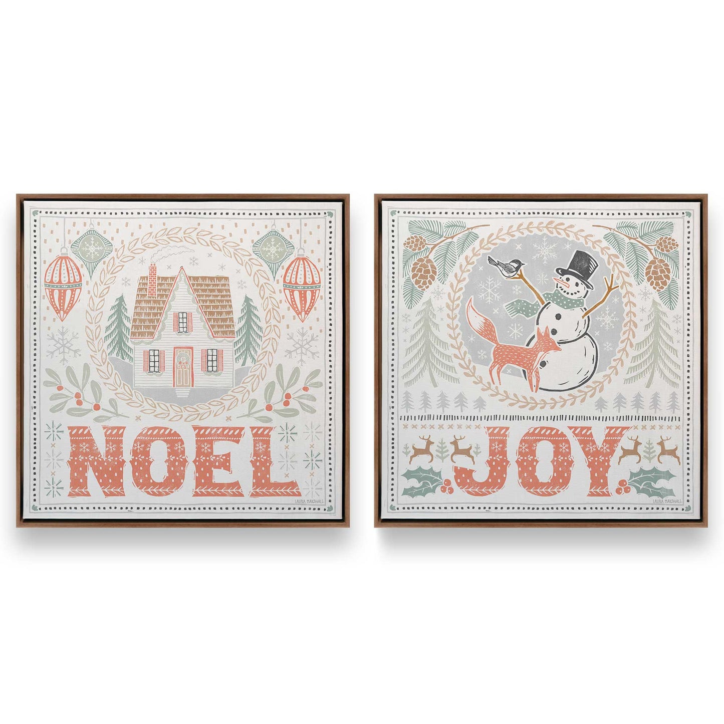 [Color:Walnut], Picture of art in a Walnut frame