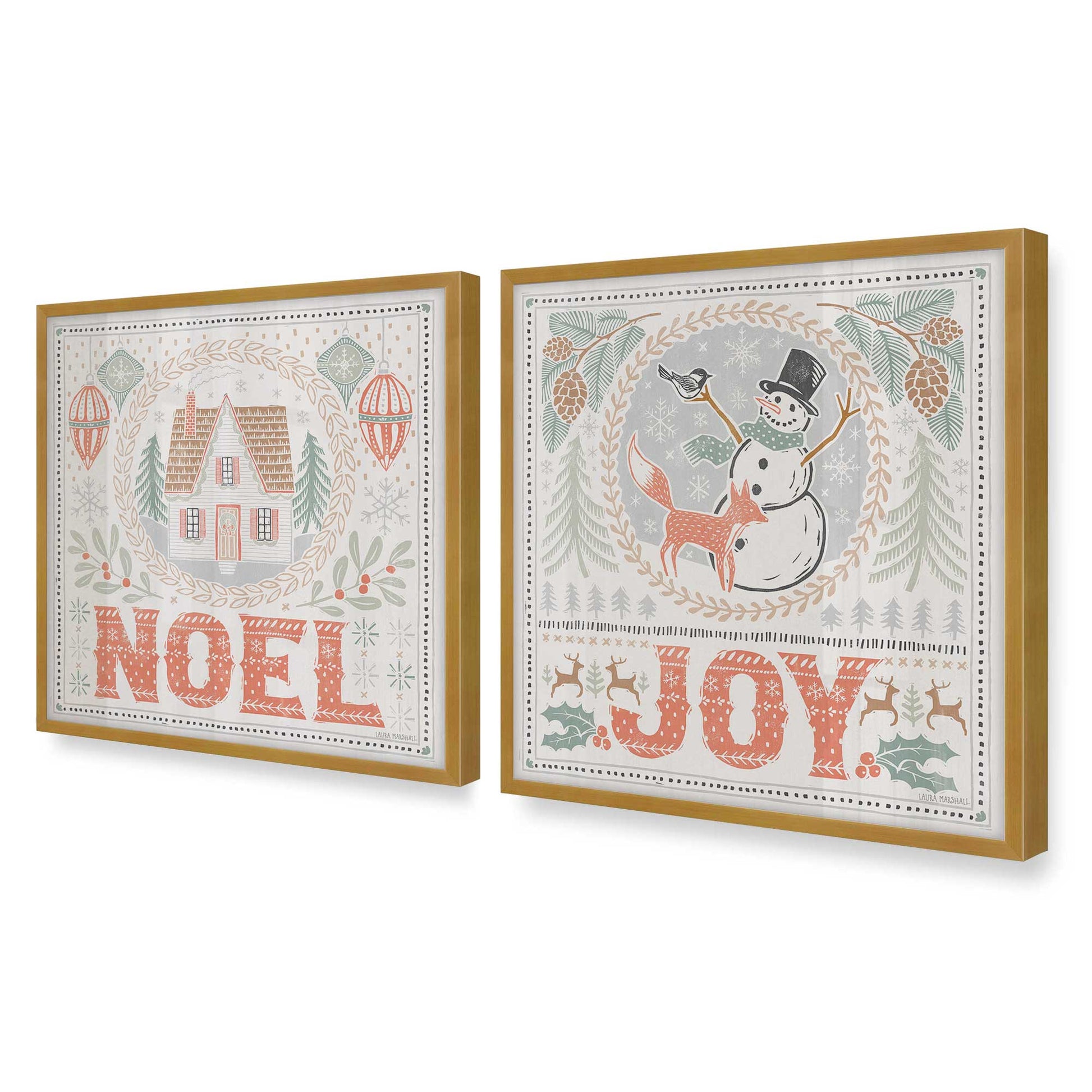 [Color:Polished Gold], Picture of art in a Polished Gold frame of the corner