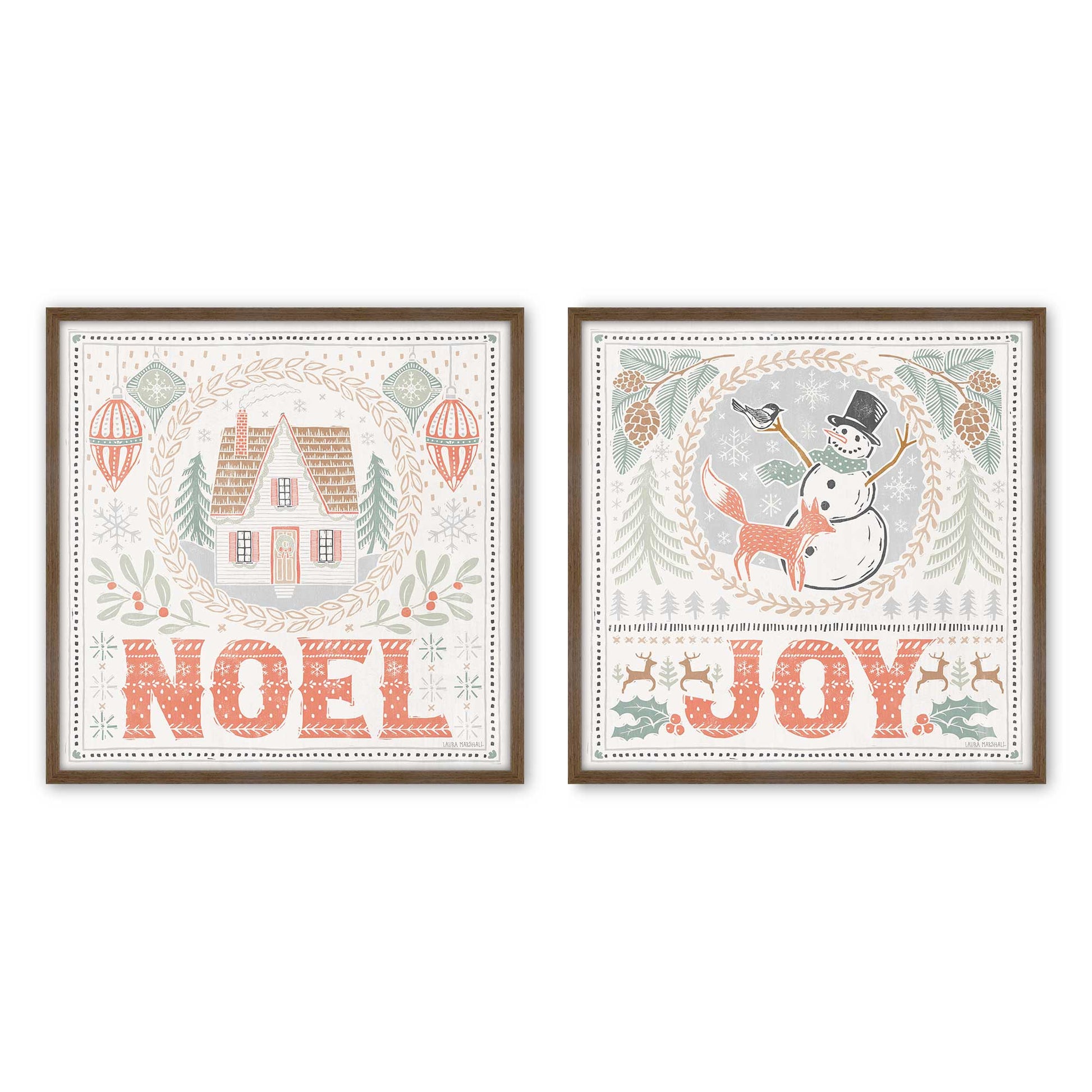 [Color:Walnut], Picture of art in a Walnut frame