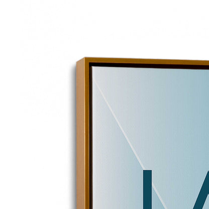 [Color:Polished Gold], Picture of art in a Polished Gold frame at an angle