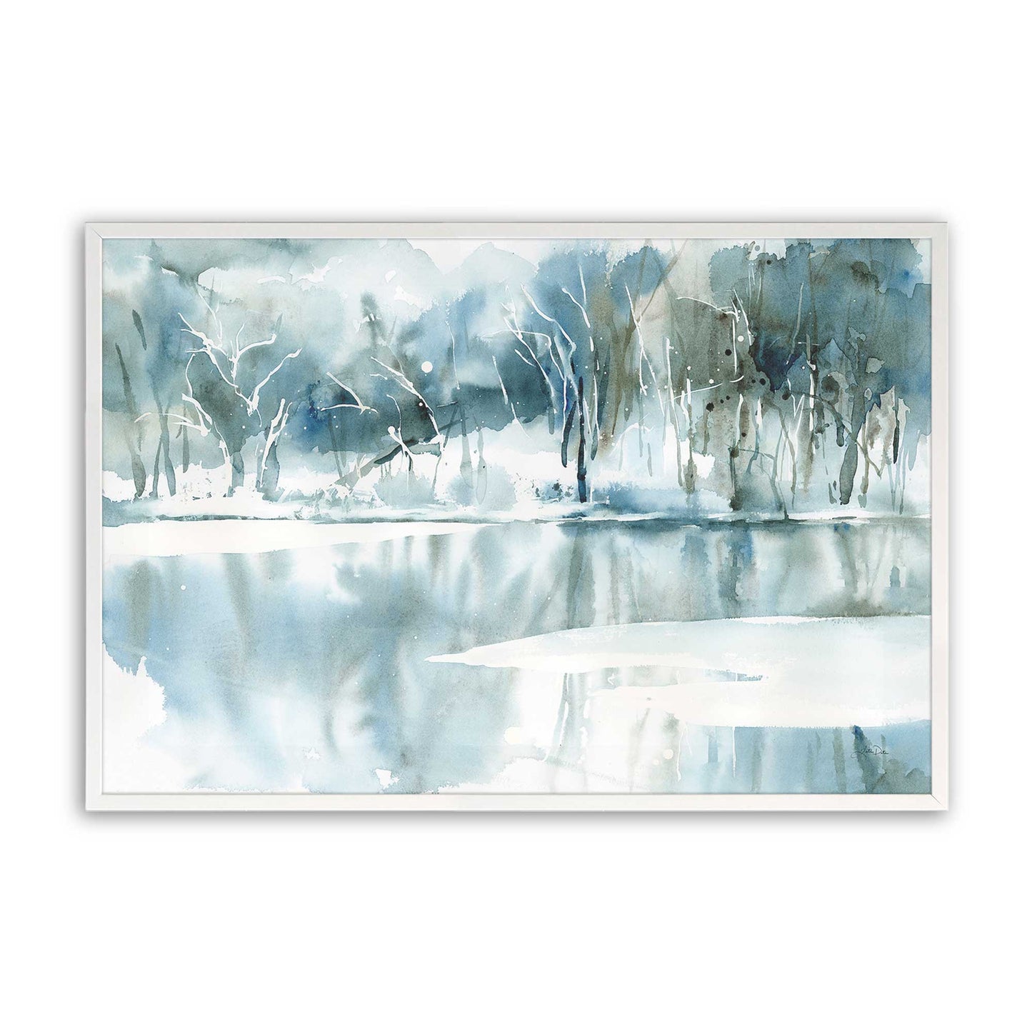 [Color:Opaque White], Picture of art in a Opaque White frame